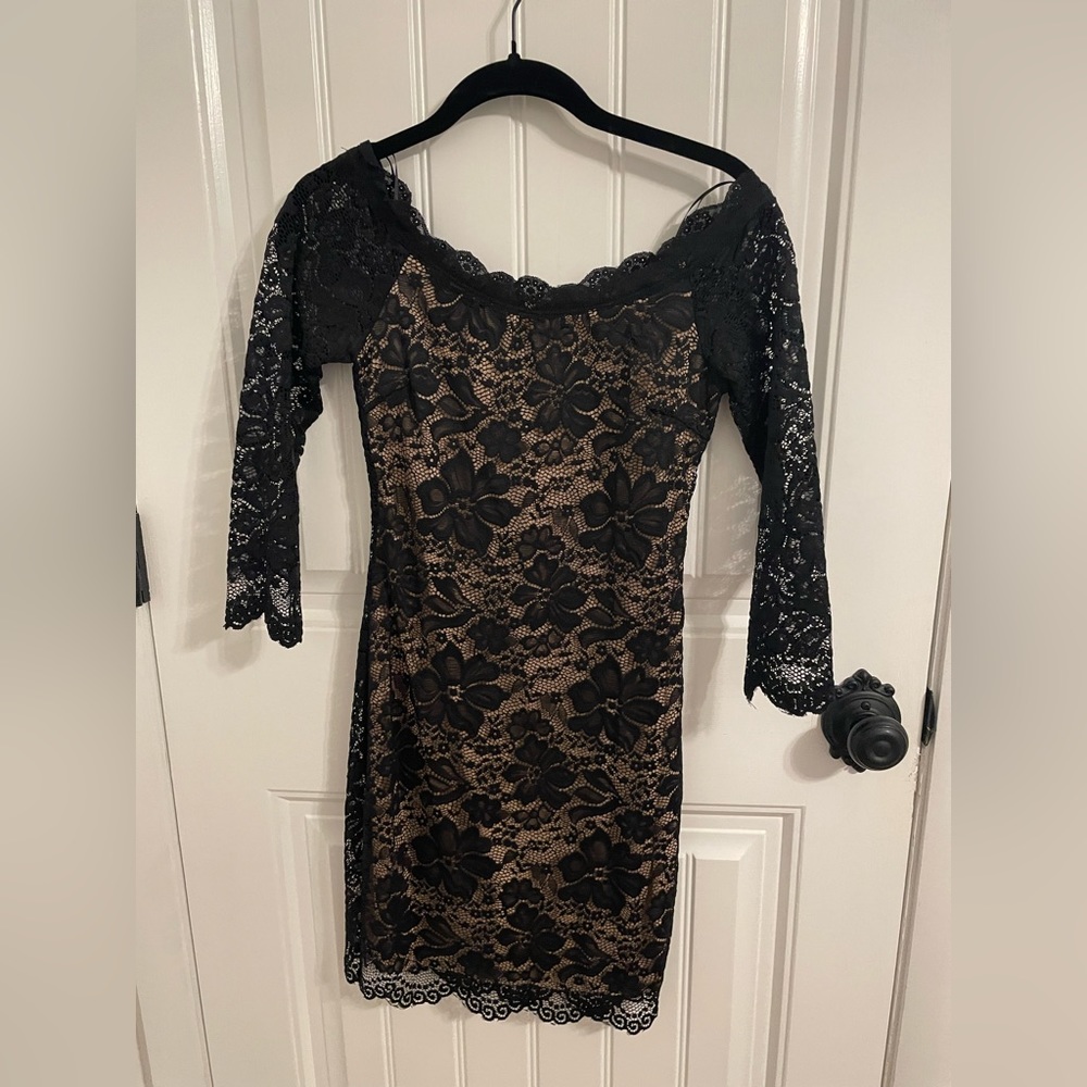 Kimcine Black Lace Dress Size Small
